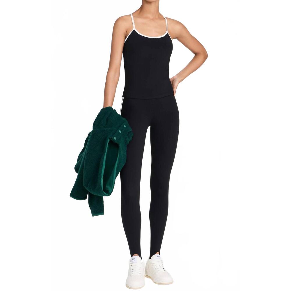 NEW SPLITS59 airweight tank top in black/white